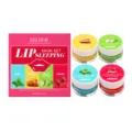 EELHOE Set de Mascarilla de Labios de 4 Sabores Hidratante y Nutritivo Tarros 48g Pro - 12 g*4 + Pincel * 1