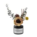 Difusor de aroma sin llama con flores secas y eucalipto decoración del hogar 100ml - Lima Albahaca y Mandarina