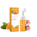 Nettoyant facial éclaircissant Jaysuing à l'extrait de curcuma et eau de rose pour le visage. - Mousse Nettoyante Rajeunissante pour la Peau au Curcuma