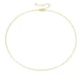 Minimalist stainless steel gold thin chain necklace with adjustable lobster clasp - 38+5cm / Gold