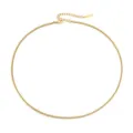 Minimalist golden titanium steel box chain necklace for layering - 1.2MM Wide-42MM Full Length / Gold