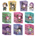 DIY anime character face-changing puzzle sticker set with multiple cute dress-up options. - Demon Hunter Group / 10.3*15.3cm