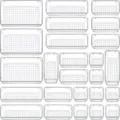 Transparentes Kunststoff Desktop Schubladen Aufbewahrungsbox Set fur Bad Bueche Kueche. - 25-teiliges Set