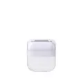 Eplucheur de fruits portable avec couvercle transparent, lame en acier, outil compact. - Blanc