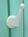 Crochet de radiateur blanc, support de suspension pour manteau et serviette, mural - Blanc
