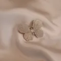 Exquisite rhinestone crystal butterfly brooch pin elegant luxury suit coat accessories for women - 521# Gold