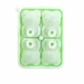 Green Silicone Bear Ice Cube Mold 4-Cavity Cute Ice Ball Maker for Whiskey Cocktail - Light Green