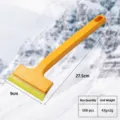 Grattoir a glace pour voiture jaune portable pelle a neige degivreur vitre 27.5cm - Long (35g) / Jaune