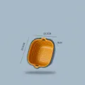 Panier d'égouttage double couche bleu et jaune cuisine fruit et legume colander petit format - S
