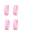 Houssess de roues de valise en silicone rose, lot de 4, protections silencieuses anti-usure. - 4 Pièces/Paquet / Rose