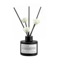 Minimalist black reed diffuser with white floral sticks for home fragrance and room decoration. - 100ML / Rose of No Man's Land