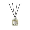 Gardenia Raumduft Diffusor mit Glasflasche und schwarzen Staebchen fuer Zuhause - 50ml / Osmanthus