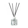 Gardenia Duftdiffusor mit schwarzen Stäbchen und Glasflasche für langanhaltenden Raumduft. - 50ml / Englische Birne & Freesie