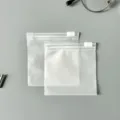 Sacchetti di stoccaggio con cerniera in plastica satinata, piccoli sacchetti impermeabili. - Buste con zip 8x8cm