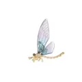 Exquisite gradient wing dragonfly brooch elegant gold crystal pin for women fashion jewelry - Blue Dragonfly Brooch (C2152)