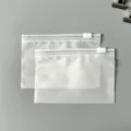 Buste con zip in plastica opaca trasparente, sacchetti di imballaggio resistenti. - Buste a chiusura pressione smerigliate 8*12