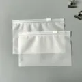 Busta con zip opaca in plastica PE, lungo sacchetto d'imballaggio impermeabile 8x28cm. - Sacchetti a pressione smerigliati 10x15 cm