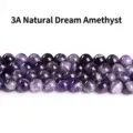 Natural dream purple amethyst round beads for DIY handmade jewelry making projects - 6mm (Approx 60pcs) / 3A Dreamy Purple