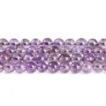 Natural Brazilian 7A purple amethyst round beads for DIY jewelry making accessories - 4mm (Approx 90pcs) / 7A Natural Brazilian Ice Transparent Amethyst