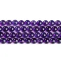 Synthetic purple amethyst round beads for DIY jewelry making and accessories - 6mm (Approx 60pcs) / Piezoelectric Amethyst