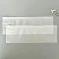 Sacchetto con cerniera in plastica PE opaca, 8x28cm Borsa di stoccaggio traslucida per articoli - Sacchetti a pressione smerigliati 10x30 cm