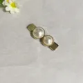 Parel taille riem gesp metalen sluiting decoratieve accessoire voor jurken hemden trui - Parelsluiting