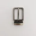 Zinc alloy pin belt buckle replacement gunmetal finish 3.3cm men business hardware accessory - Gunmetal