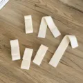 Cream plush fabric bag straps with hook and loop fasteners for DIY craft projects - Apricot