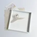 Grande pince à cheveux mate minimaliste en beige pour un coiffage élégant et raffiné - Rose Mat Clair