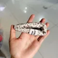 Grande barrette BB en tissu floral vintage pour la coiffure quotidienne des femmes - Blanc Fleuri