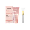 VIARELINE masque visage pelliculable de nuit au collagène avec pinceau pour peau élastique. - Masque 75g + Pinceau