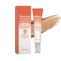 Crème solaire teintée SPF 30 à la niacinamide et acide hyaluronique pour peau mate. - Peau Profonde