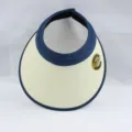 Chapeau de soleil vide anti-UV d'été pour femme course en plein air sport loisir chic - Visière bleu et blanc