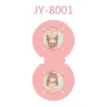 Lindo cuaderno de descompresión rosa mini portátil de bolsillo con adorable diseño de niña. - Mini juguete antiestrés 01