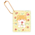 Mini carnet de poche avec motif de chat mignon, couverture à carreaux et chaîne. - Mini journal 13
