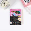 Kids Scratch Art Notebook DIY Magic Rainbow Drawing Paper with Wooden Stylus Pen - S / Pink