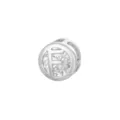 Versilberter Buchstabe F Anhänger mit funkelndem Zirkonia-Stein für DIY-Schmuck. - F Anhänger Ohne Kette / Silber