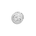 Eleganter versilberter Anhänger Buchstabe G mit glänzendem Zirkonia für DIY Schmuck - G Anhänger Ohne Kette / Silber
