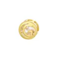 Eleganter 18 Karat vergoldeter Anhänger mit Buchstabe G und klarem Zirkonia für DIY-Schmuck - G Anhänger Ohne Kette / Gold
