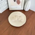 Pince à cheveux en peluche beige avec fausse fourrure pour accessoires élégants d'automne hiver - Abricot