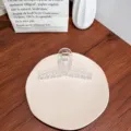 Grande pince à cheveux minimaliste transparente en forme de ruban élégante - Blanc Transparent