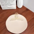 Grande pince à cheveux transparente en forme de ruban pour une coiffure élégante - Champagne