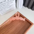 Grande pince à cheveux rose mat effet gelée pour cheveux épais au design torsadé - Torsadé (XWJ63) / 11cm / Orange Mat