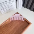 Grande pince à cheveux rose mat pour cheveux épais accessoire élégant shark clip - Style Quille / 11cm / Rose Brumeux