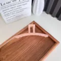 Grande pince à cheveux rose givrée élégante pour cheveux épais et coiffures relevées - 13cm / Ligne Droite Orange Brume