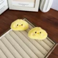 Adorables accessoires de poussin en peluche jaune pour vêtements et sacs DIY - Poulet