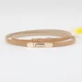 Women thin patent leather belt with metal buckle, minimalist khaki waist accessory detail. - Apricot