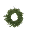 Realistic artificial Norfolk Pine wreath for festive Christmas home decor accents - 10-Fork Norfolk Pine Wreath (10-Fork Pine) / Standard Wreath