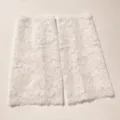 White lace arm sleeves for sun protection and scar coverage, breathable variant design. - One Size (40-52kg) 15cm / White Pair (2 Pieces)