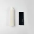 Vela aromática columna romana cera de soja baja temperatura vela de aromaterapia limpia - Fósforos + Aroma Floral / Blanco lechoso